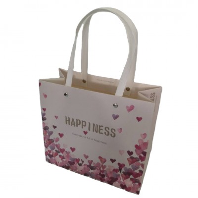 2020 ASQI-0036 Popular   customized High Quality Stock  Printed Matt Paper  Love  Boutique Gift Bag